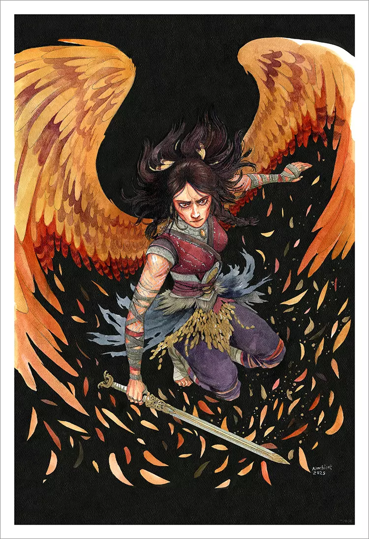 Queen of the Valkyries [PRINT], Jisoo Kim