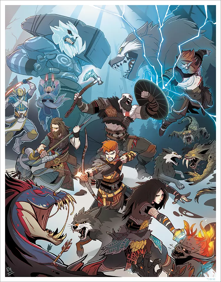 God of War: Ragnarok [PRINT], Romi Tempest