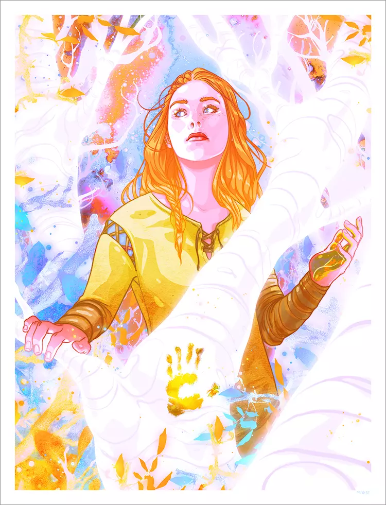 A Heart Open to Grief [PRINT], Goni Montes