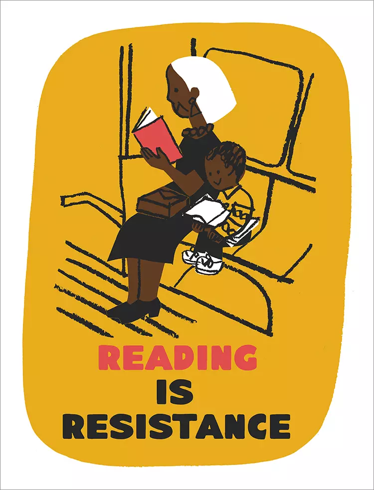 Last Stop - Reading is Resistance [PRINT], Christian Robinson