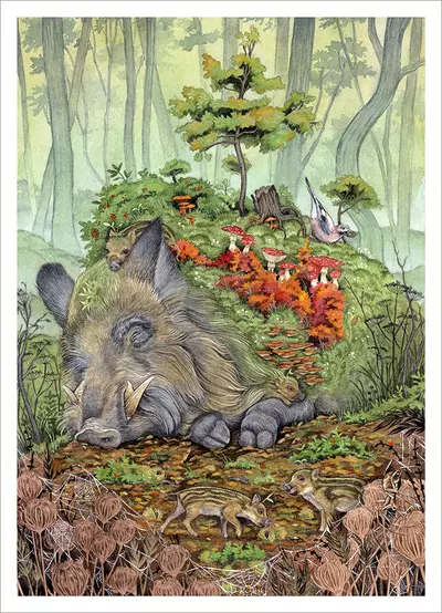 The Mossy Realm [PRINT], Léa Chaillaud