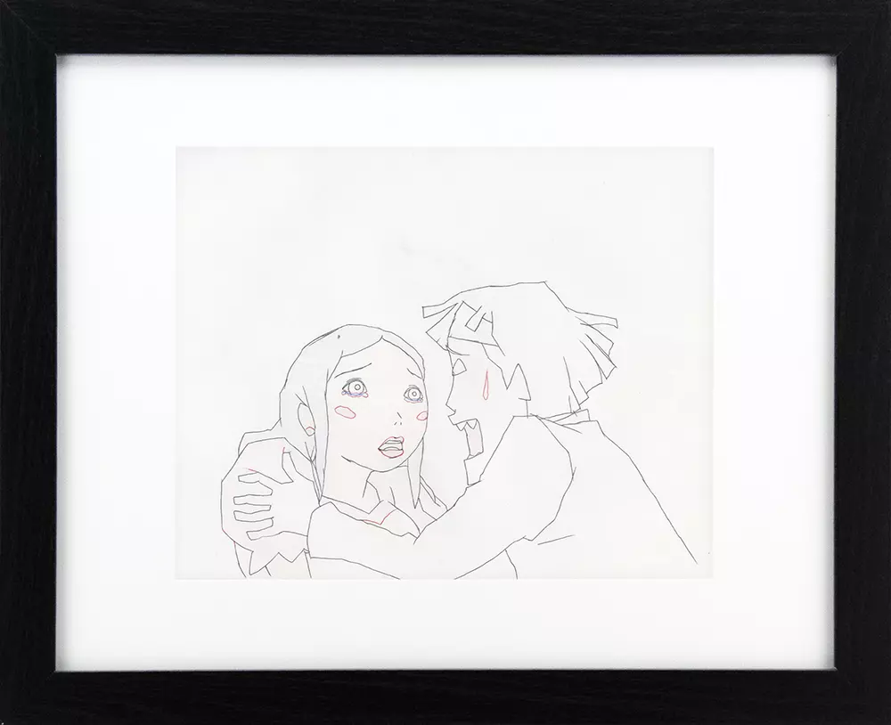 MIND GAME: Scene "Nishi & Myon" Frame A28, STUDIO4°C MIND GAME: Scene "Nishi & Myon" Frame A28, STUDIO4°C