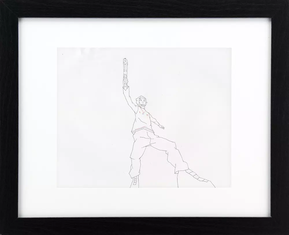MIND GAME: Scene "running with gun" Frame C3, STUDIO4°C MIND GAME: Scene "running with gun" Frame C3, STUDIO4°C