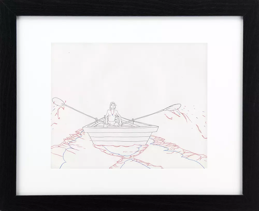MIND GAME: Scene "boat rowing" Frame A16, STUDIO4°C MIND GAME: Scene "boat rowing" Frame A16, STUDIO4°C