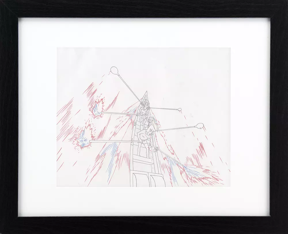 MIND GAME: Scene "4 boat rowers" Frame C16, STUDIO4°C MIND GAME: Scene "4 boat rowers" Frame C16, STUDIO4°C