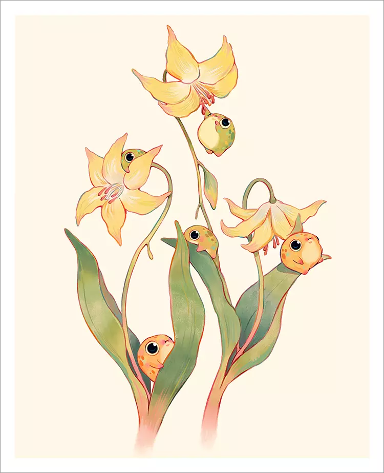 Dogtooth Violets [PRINT], lightdraconis