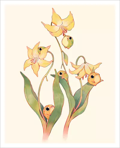Dogtooth Violets [PRINT], lightdraconis