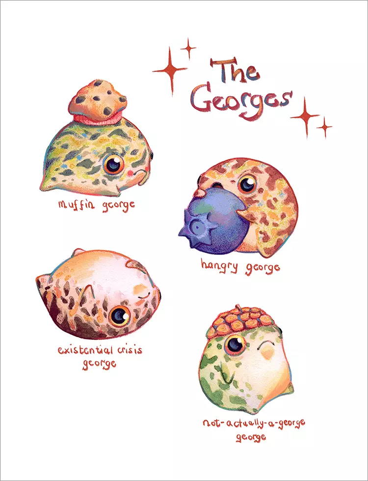 The Georges [PRINT], lightdraconis