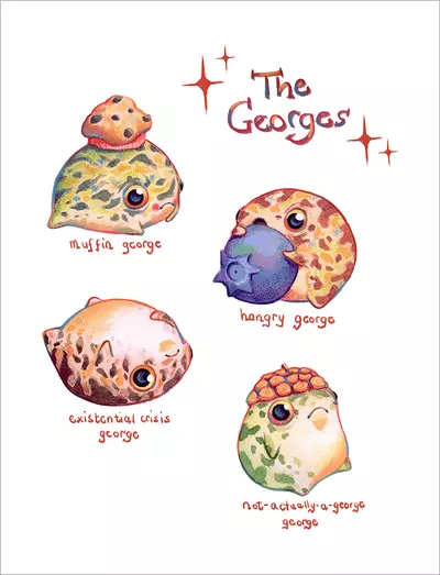 The Georges [PRINT], lightdraconis