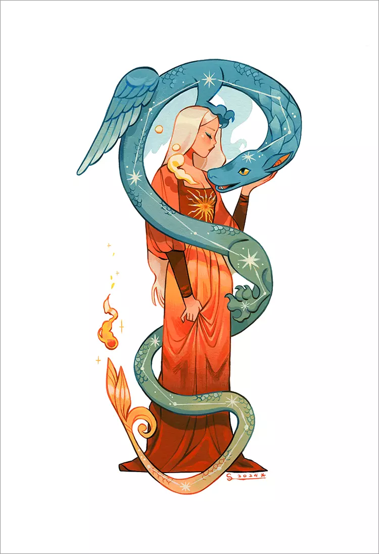 Celestial Dragon [PRINT], Sibylline Meynet
