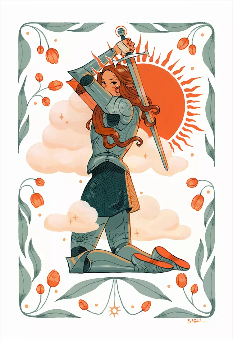 Sun Knight [PRINT], Sibylline Meynet