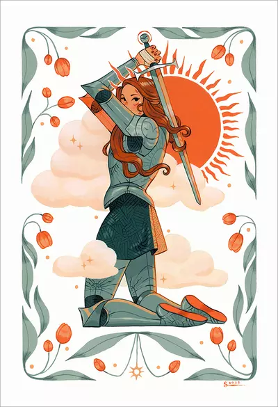 Sun Knight [PRINT], Sibylline Meynet