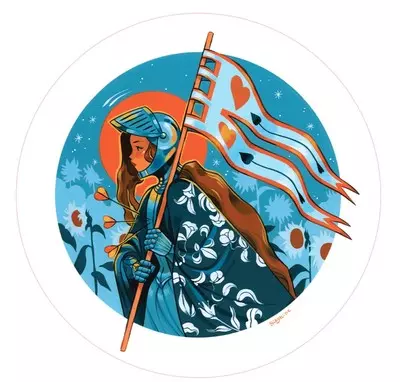 Nucleus x Sibylline Sticker - The Messenger, Sibylline Meynet