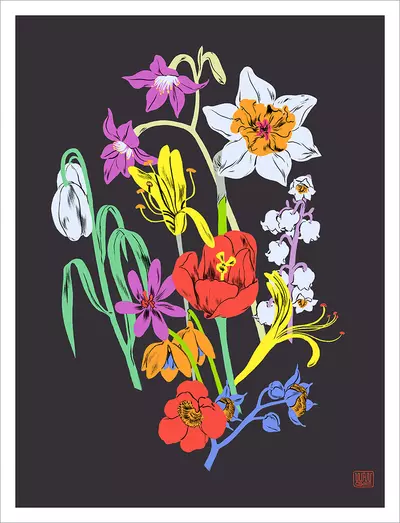 Nosegay [PRINT], Angie Wang