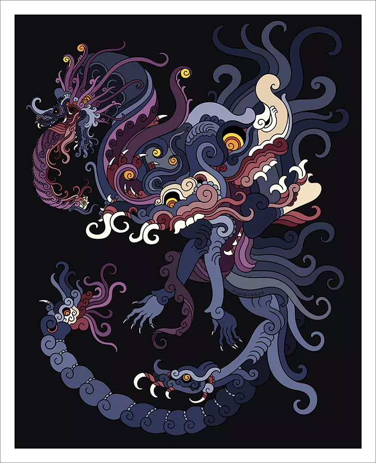 Eldritch Dragon [PRINT], Monarobot
