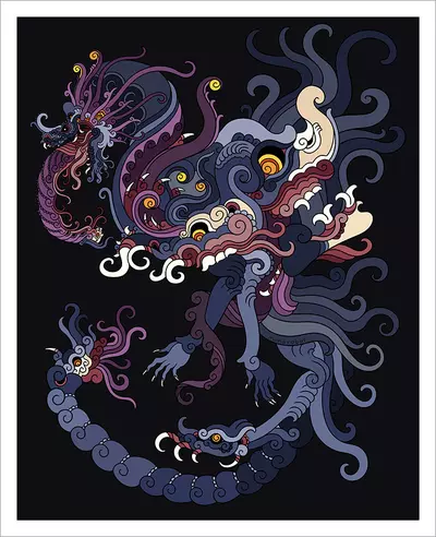 Eldritch Dragon [PRINT], Monarobot
