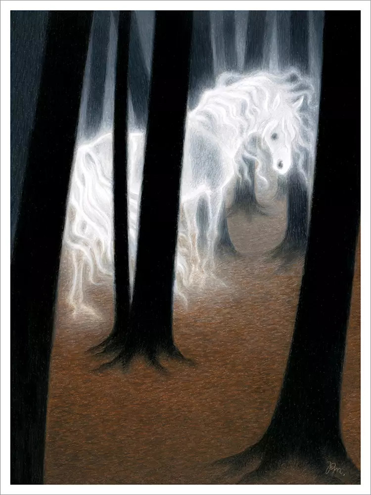 The Phantom Horse [PRINT], Maria Mélart
