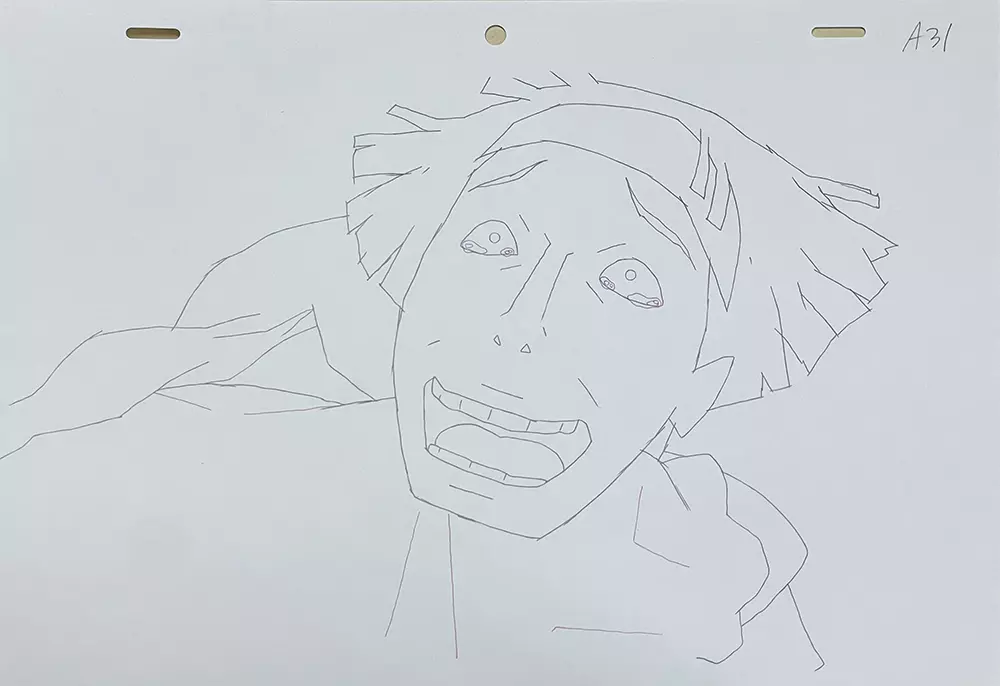 MIND GAME: Scene "Nishi surprised" Frame A31, STUDIO4°C MIND GAME: Scene "Nishi surprised" Frame A31, STUDIO4°C