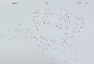MIND GAME: Scene "Nishi surprised" Frame A31, STUDIO4°C
