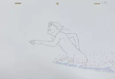 MIND GAME: Scene "running in water" Frame C57, STUDIO4°C