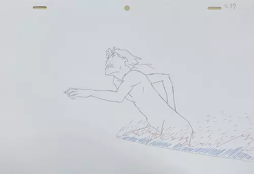 MIND GAME: Scene "running in water" Frame C57, STUDIO4°C
