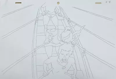 MIND GAME: SCENE "ROW FASTER" FRAME A8, STUDIO4°C