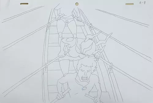 MIND GAME: SCENE "ROW FASTER" FRAME A8, STUDIO4°C
