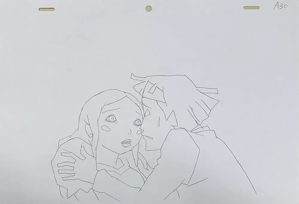 MIND GAME: Scene "Nishi & Myon" Frame A30, STUDIO4°C MIND GAME: Scene "Nishi & Myon" Frame A30, STUDIO4°C