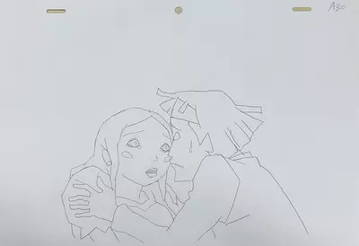 MIND GAME: Scene "Nishi & Myon" Frame A30, STUDIO4°C