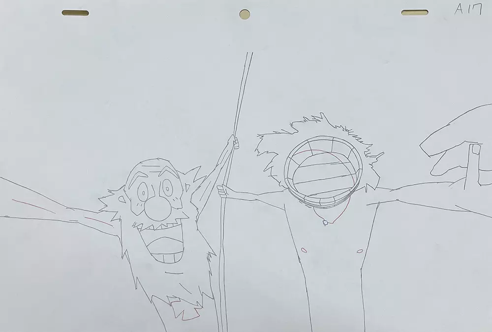 MIND GAME: SCENE "Nishi and Oldman" FRAME A17, STUDIO4°C