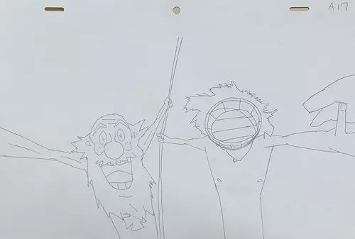MIND GAME: SCENE "Nishi and Oldman" FRAME A17, STUDIO4°C