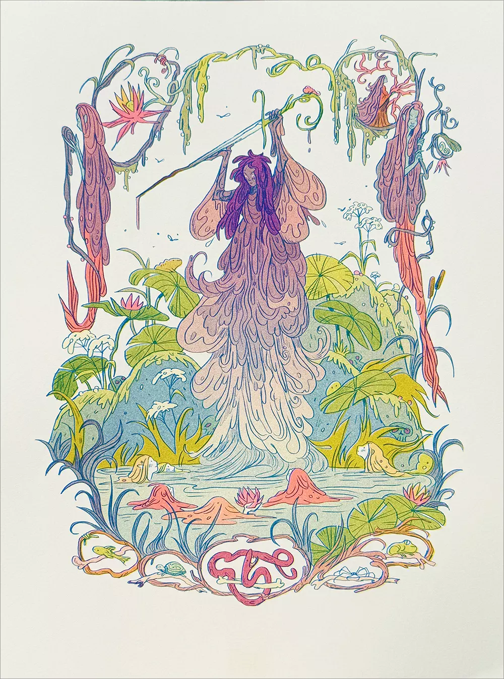 Omie Wise / Lady of the Lake  [RISOGRAPH], Natalie Andrewson