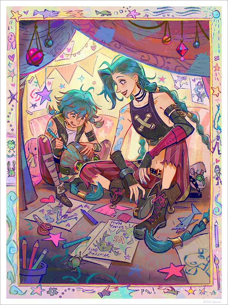 Hideout Doodles [PRINT] , Jenny  Wang