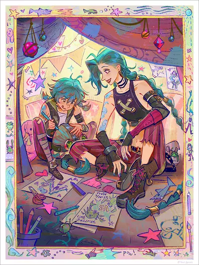 Hideout Doodles [PRINT] , Jenny Wong