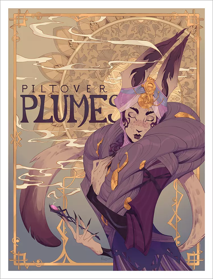 Piltover Plumes [PRINT], Bailie Rosenlund