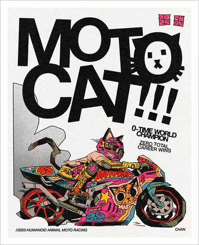 Moto Cat [PRINT], Chan