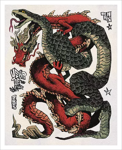 Year of the Snake [PRINT], Chan