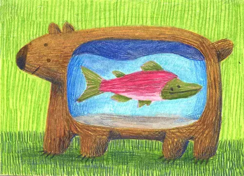 Bear & Salmon, Emily Kayoko Chen