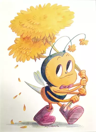 Dandelion Bee, Andrea Joan Cabral