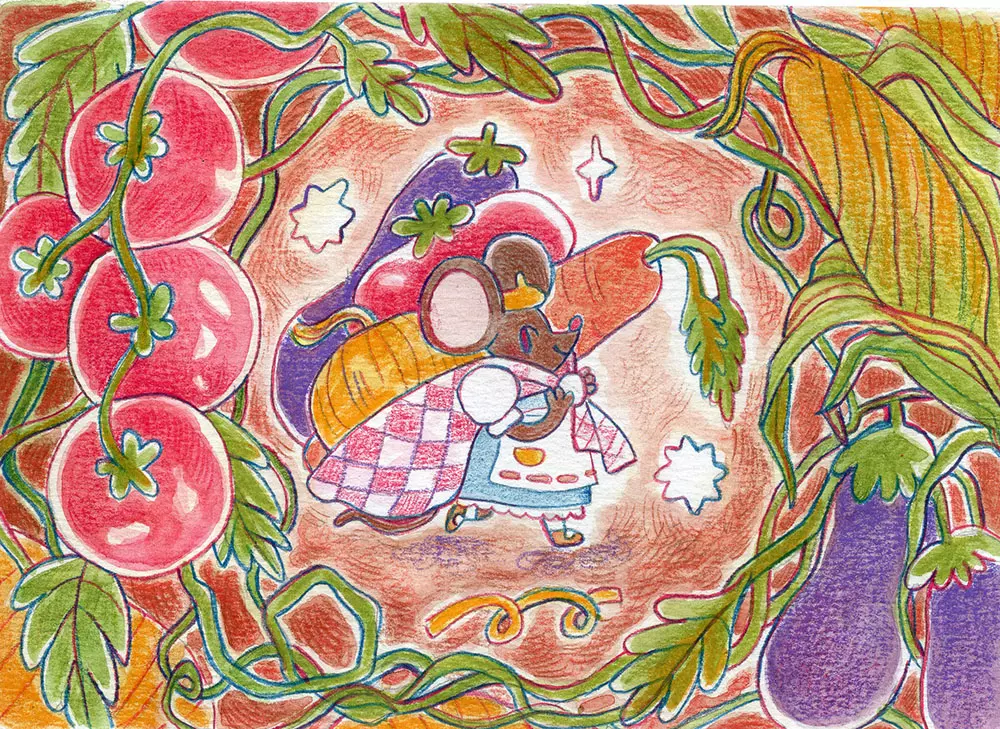 Shopping for veggies, beanpolice