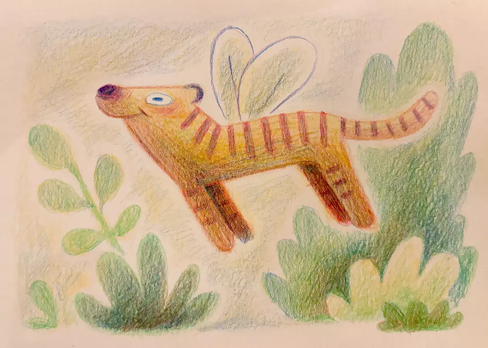 The tiger who wanted to become a bee, Helene Leroux