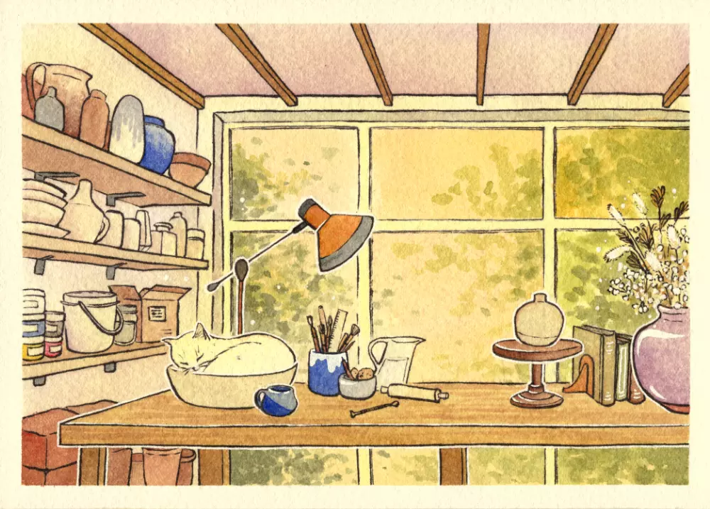 Cat Lovers Desks - The Ceramist, echo.ism