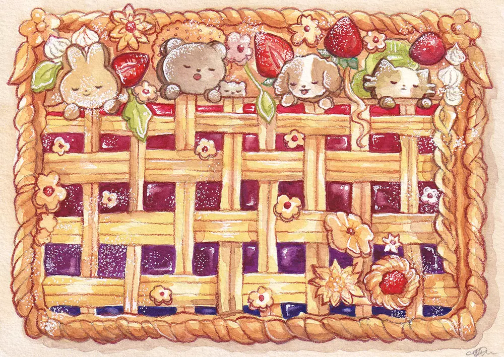 Sleepy Berry Pie, Subin Yeon Sleepy Berry Pie, Subin Yeon