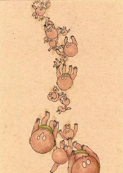 Falling Babies III, xinleh
