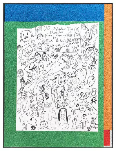 100 Adventure Time Characters From Memory, Made with Covid, Jack Pendarvis