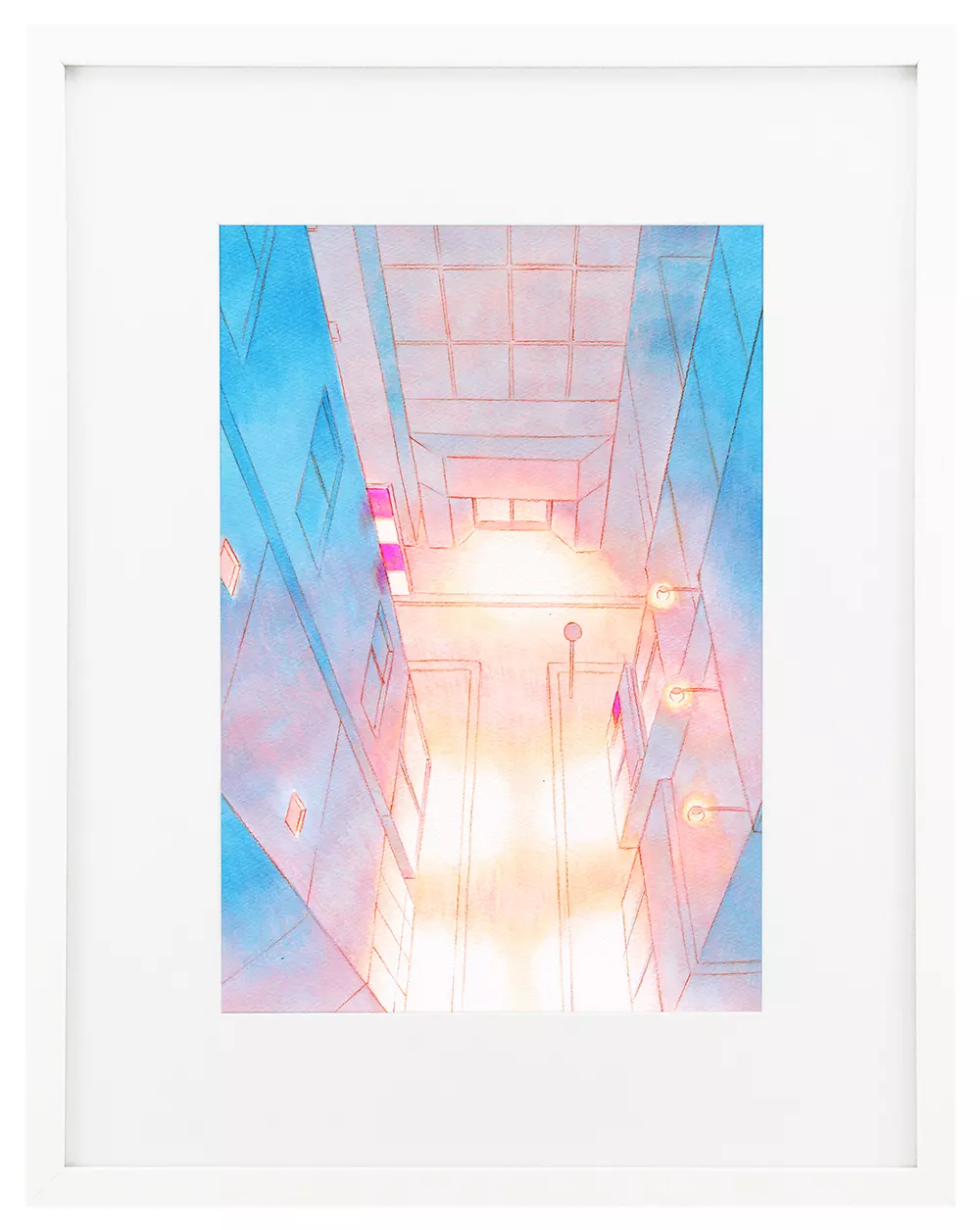 Dream Cityscape 05 (Season 1 production art for Fionna & Cake), Jenny Yu