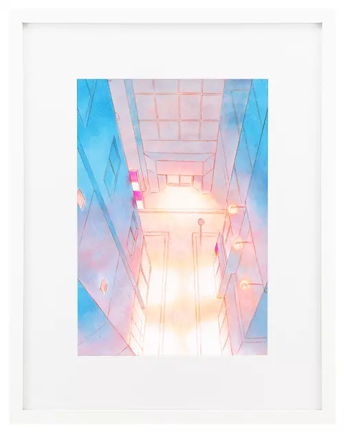 Dream Cityscape 05 (Season 1 production art for Fionna & Cake), Jenny Yu