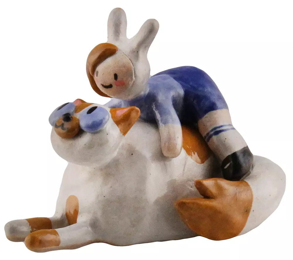 Fionna and Cake Sculpture, Jackie Files