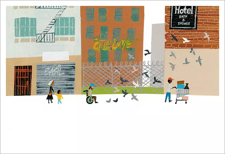 Last Stop On Market Street - Buildings [PRINT], Christian Robinson