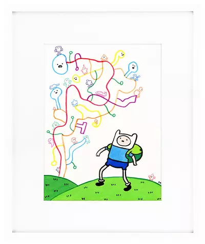 its an adventure time piece., Patrick McHale